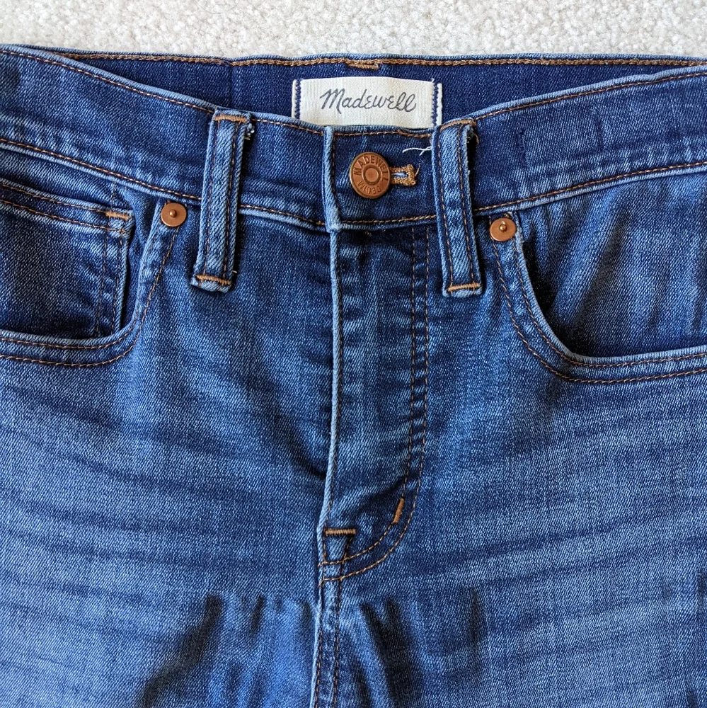 Madewell 10" high-rise skinny jeans size 24 - Picture 2 of 8